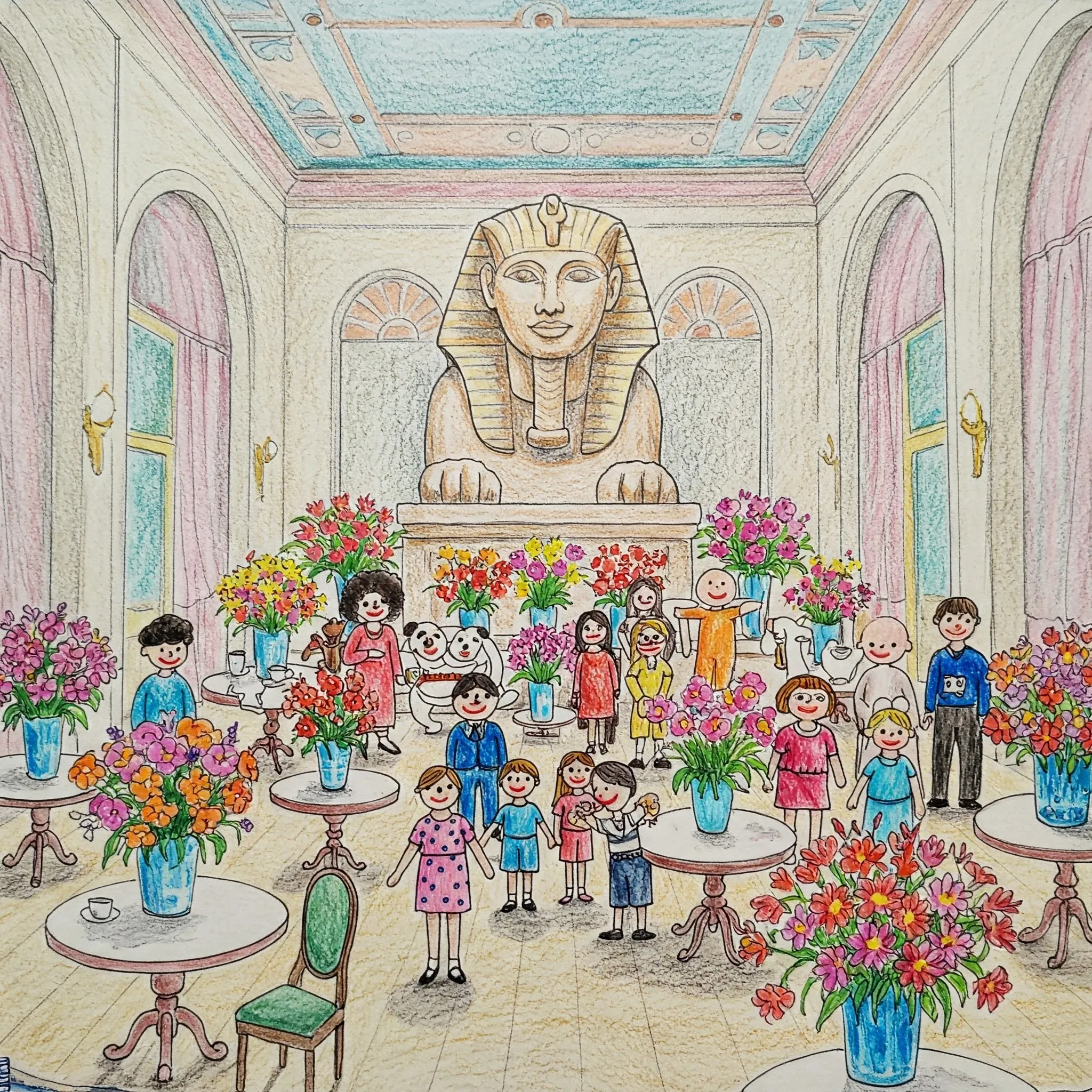 Rysunek pracowni według Piotrusia